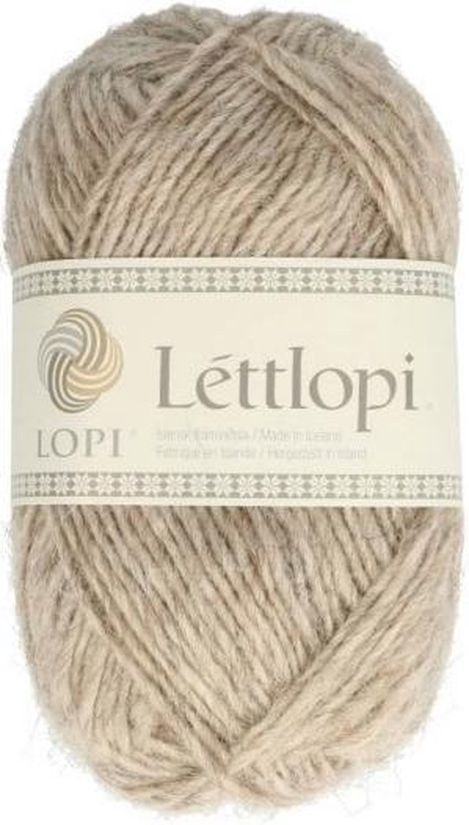 LÉTTLOPI IJSLANDSE WOL | BEIGE (0086) 5 BOLLEN A 50 GRAM